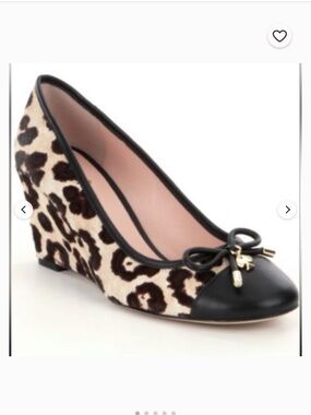 Kate Space Kacey Leopard Wedgs